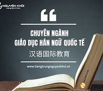 Ngành Giáo Dục Hán Ngữ